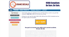 Desktop Screenshot of cranedecals.com