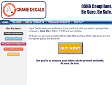 Tablet Screenshot of cranedecals.com